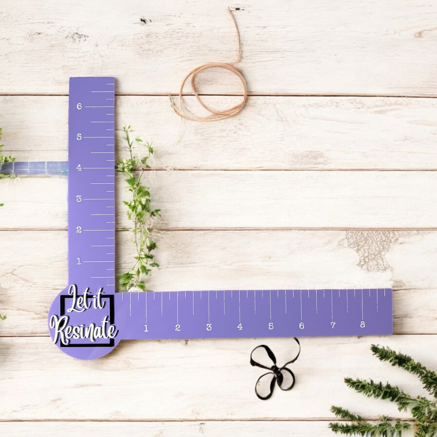 Custom Acrylic Logo Ruler – Personalized Branding Tool for Small Businesses
