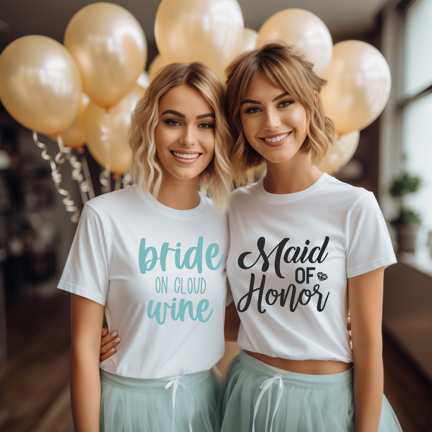 DTF Direct to Film - Bridesmaid Shirts