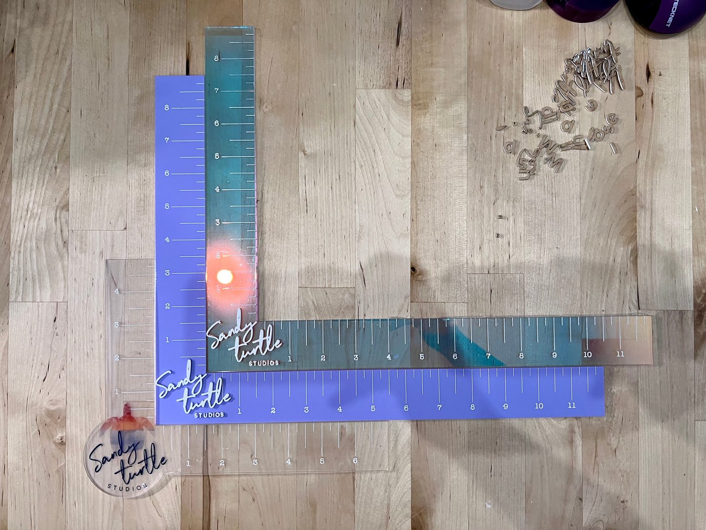 Custom Acrylic Logo Ruler – Personalized Branding Tool for Small Businesses