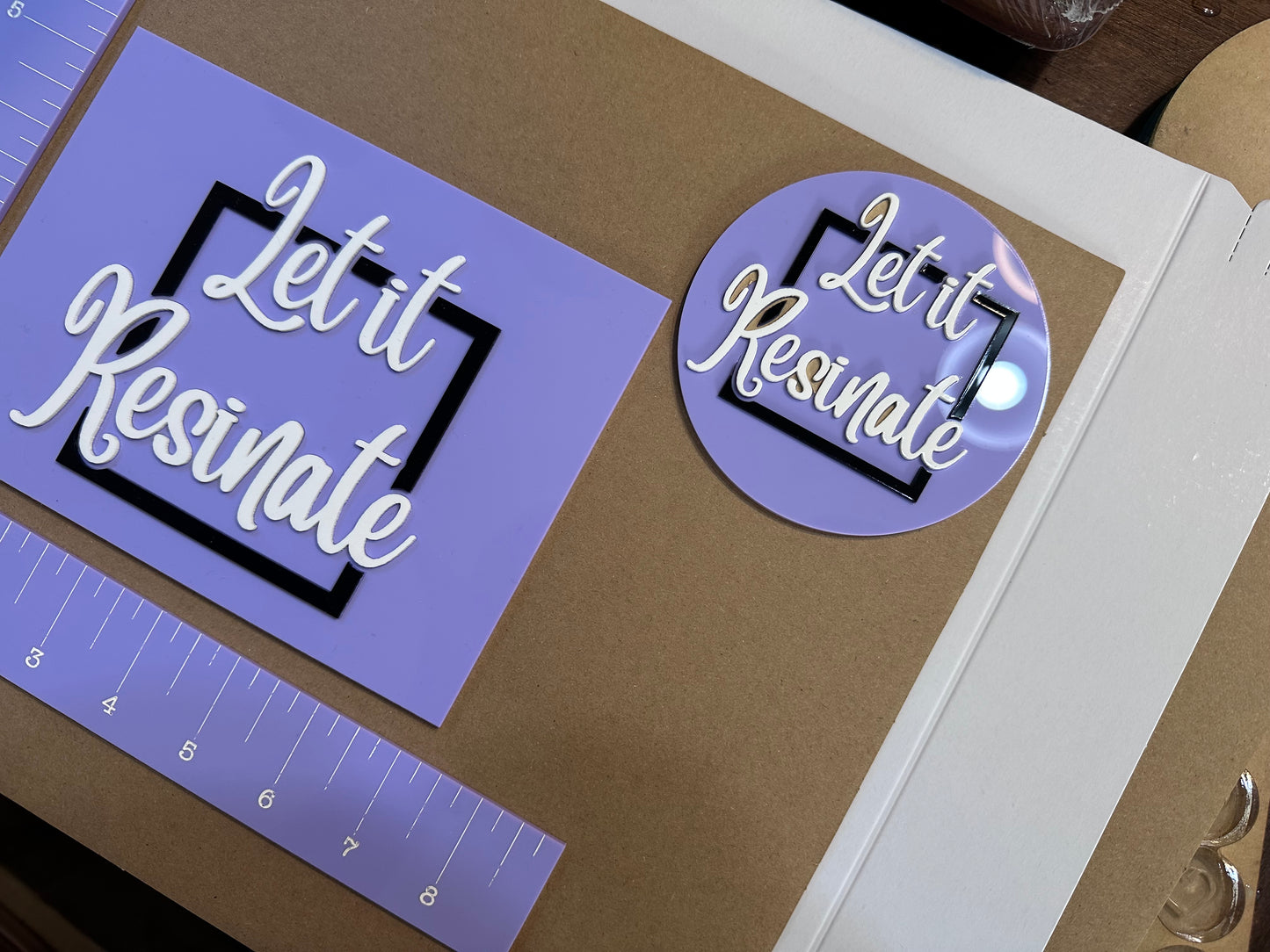 Custom Acrylic Logo Ruler – Personalized Branding Tool for Small Businesses