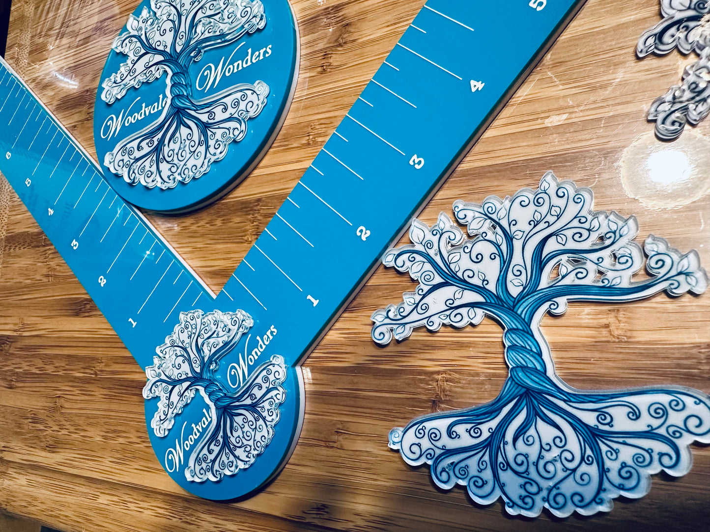Custom Acrylic Logo Ruler – Personalized Branding Tool for Small Businesses