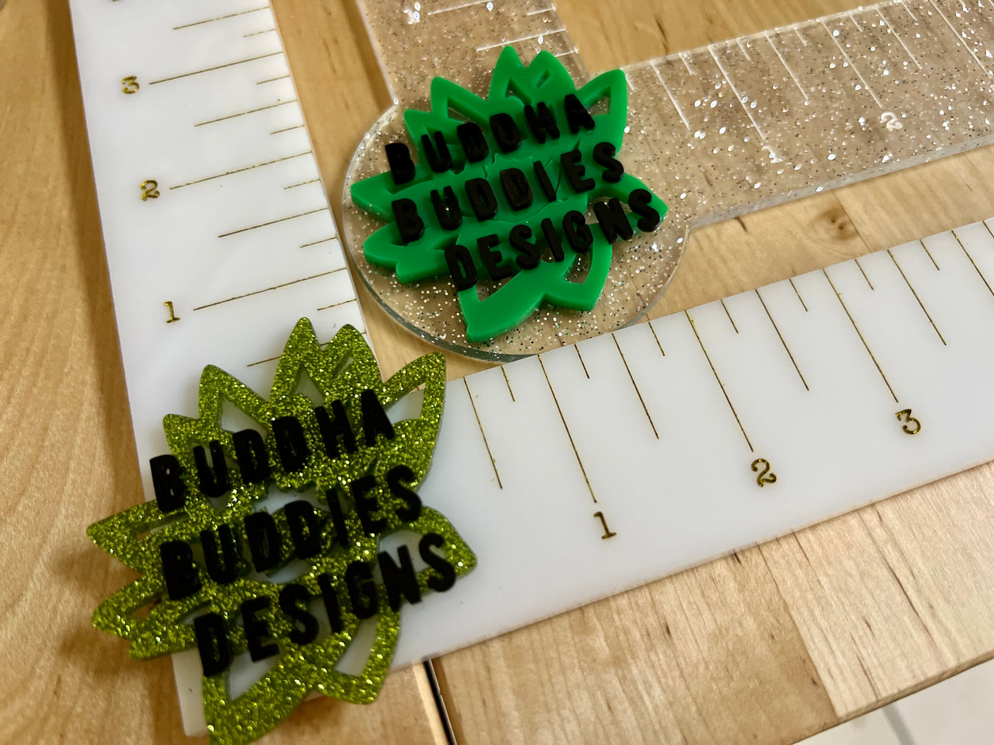 Custom Acrylic Logo Ruler – Personalized Branding Tool for Small Businesses
