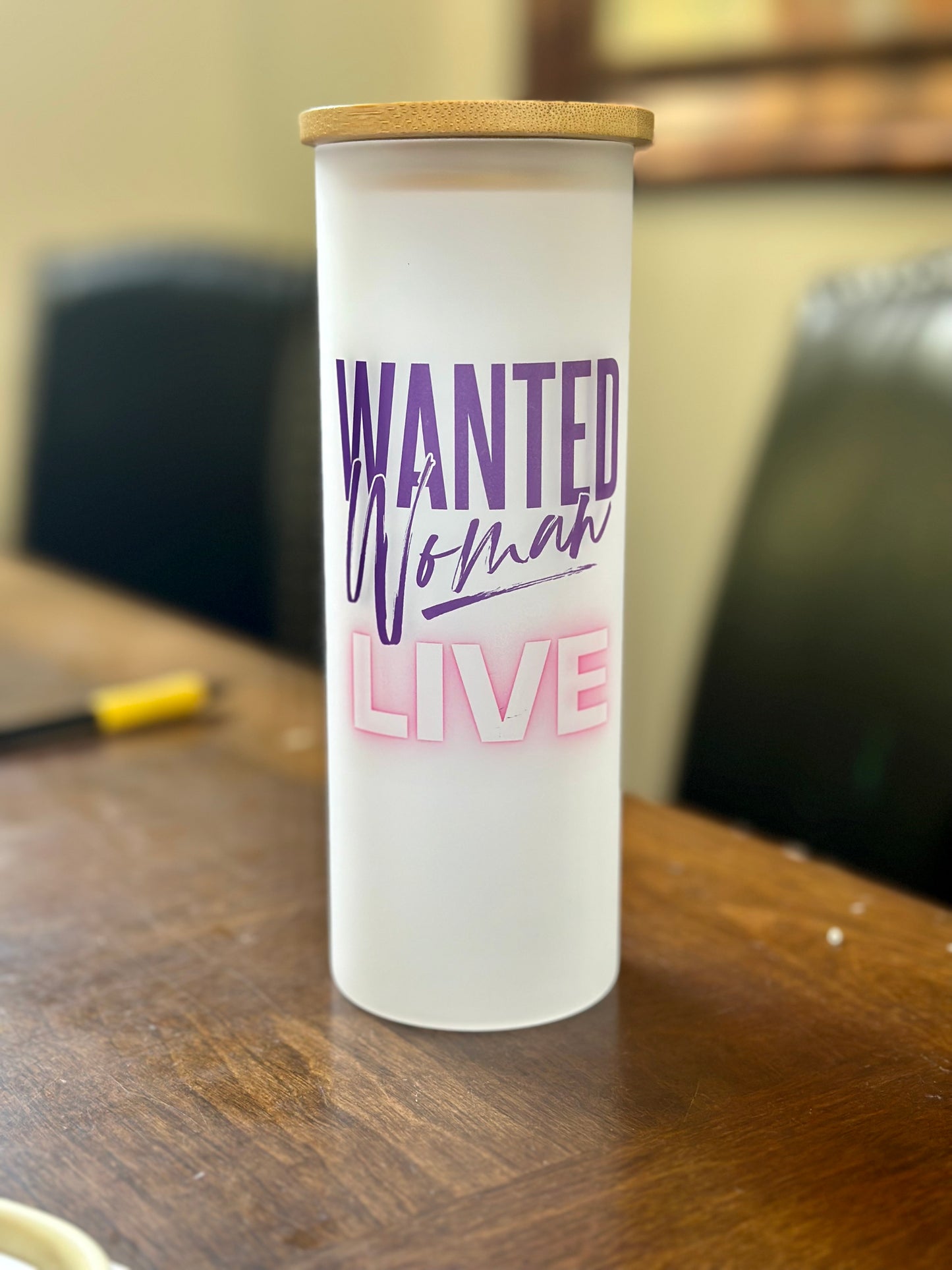 Custom Glass Tumbler