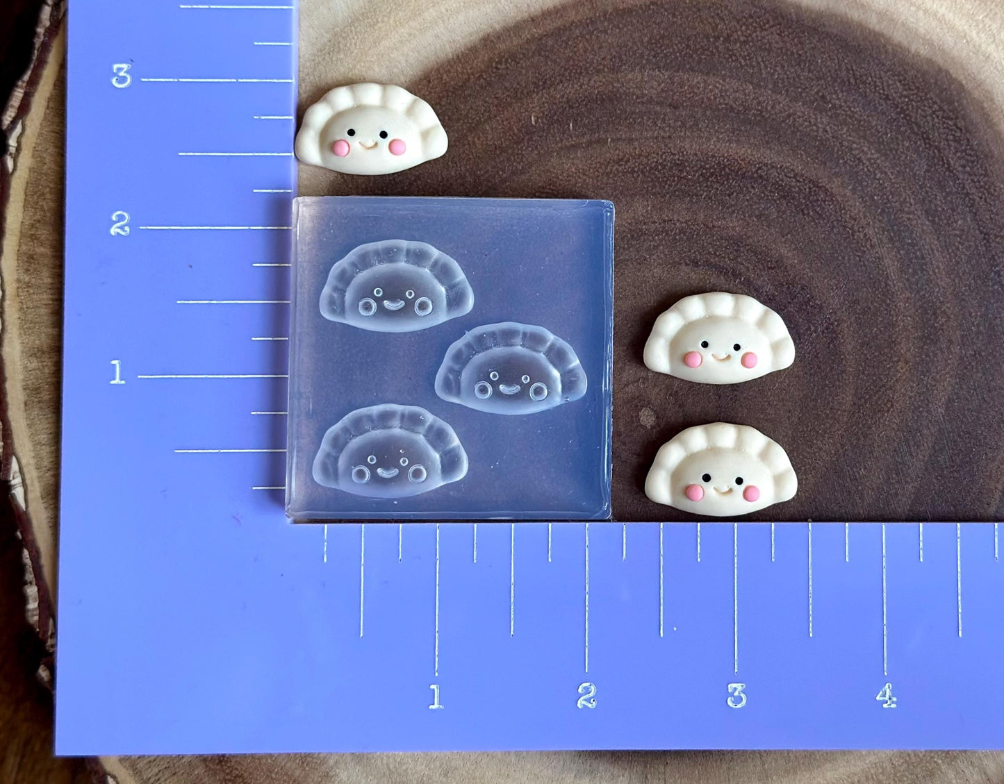 Dumplings/Pierogi, cabochon, DIY charms, diy charms, silicone mold for epoxy resin UV resin