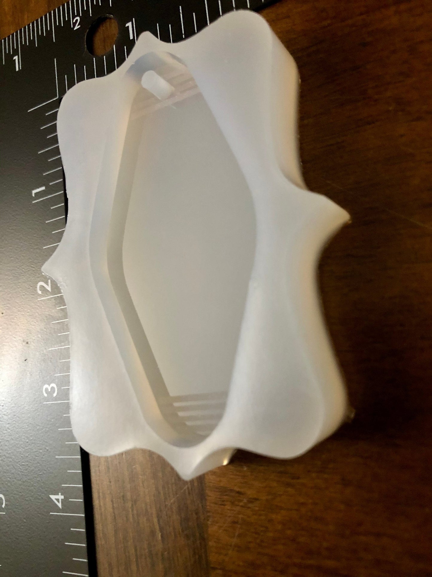 Retro Hotel 3” Keychain Silicone Mold - Translucent Silicone UV cure resin