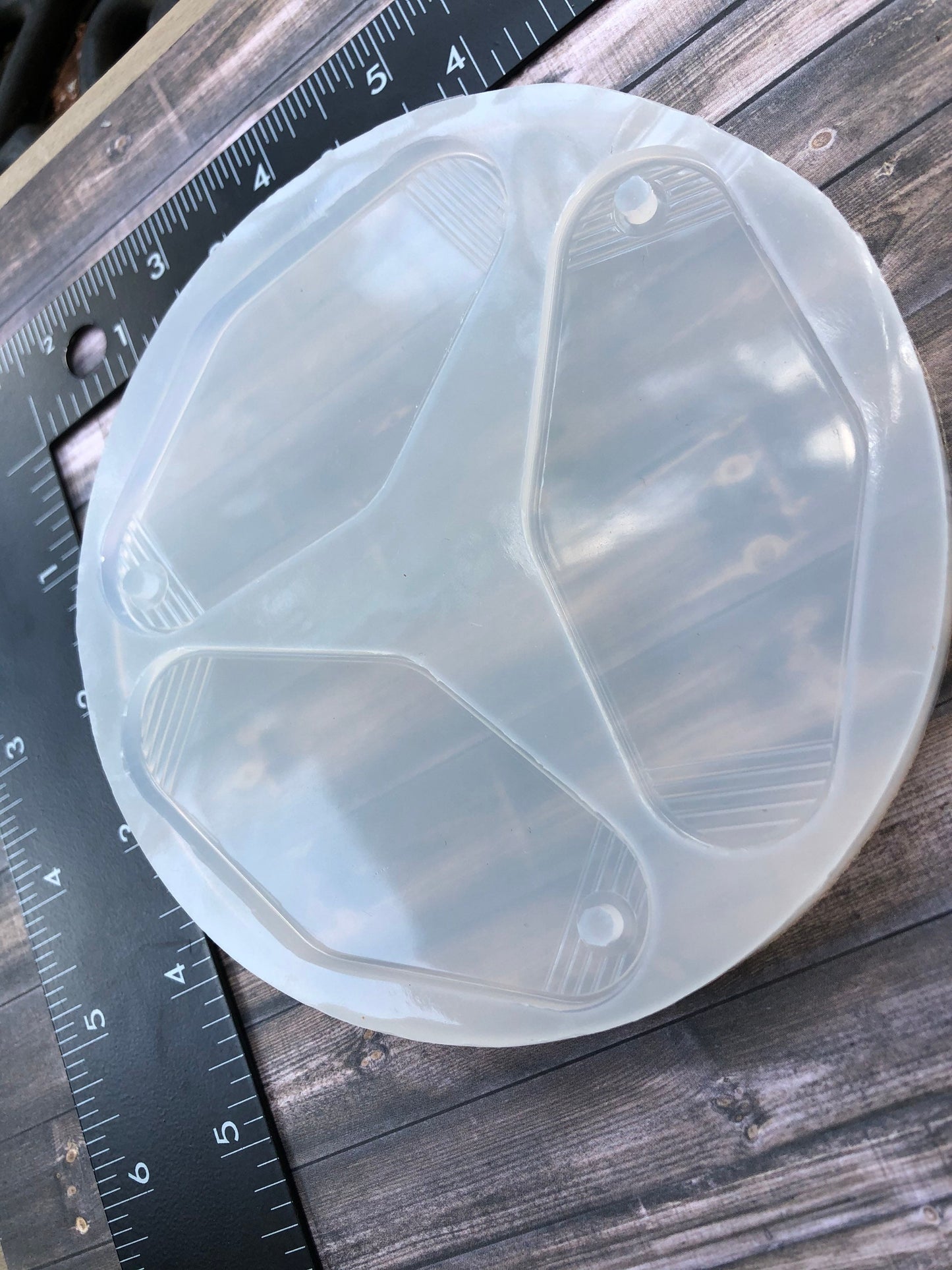 Retro hotel keychain translucent silicone