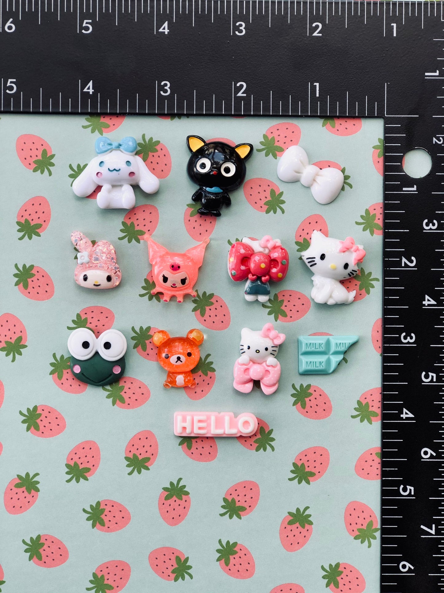 Large Kawaii Cabochon Palette - translucent silicone - diy Keycaps ; diy cabochons -