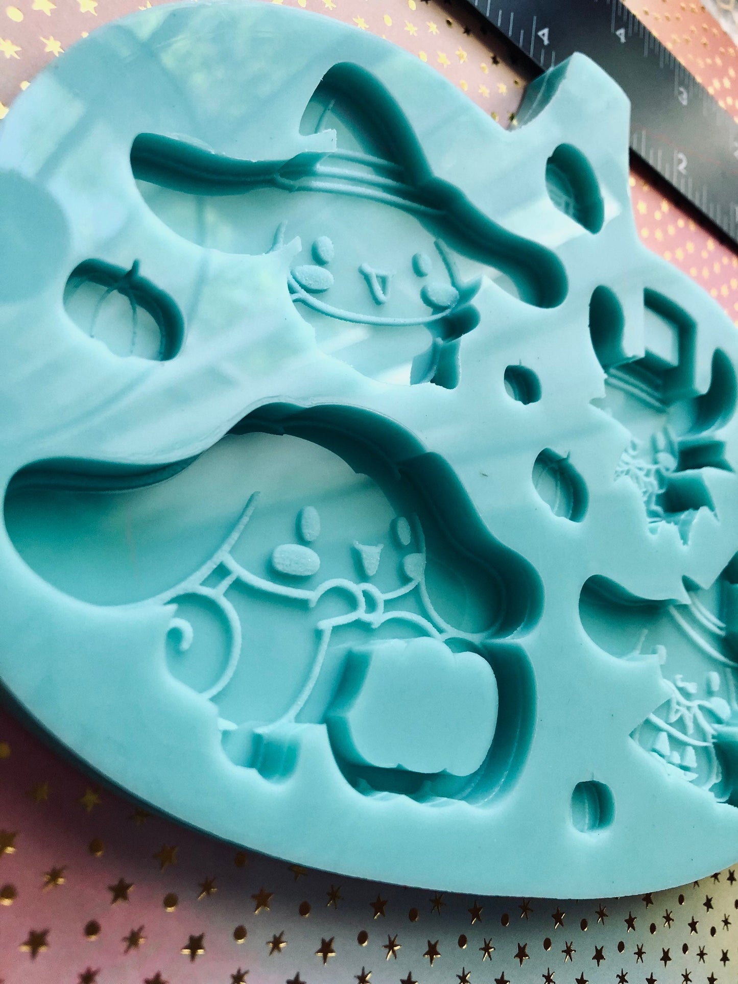 Halloween shaker molds palette for resin cute puppy Halloween costumes shaker molds