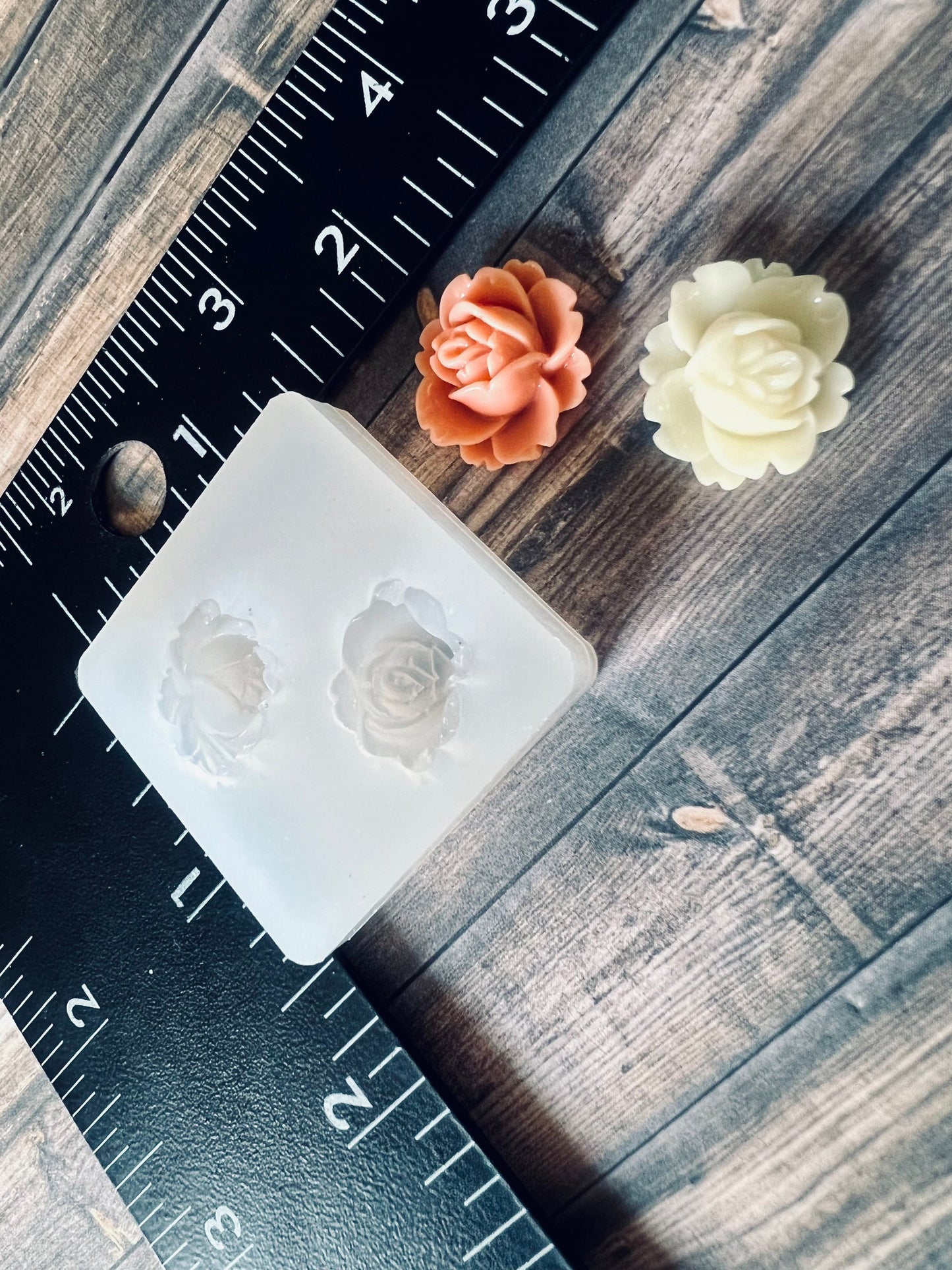 Mini Flower cabochon UV silicone translucent mold, Epozy resin UV resin DIY hair accessories, diy charms