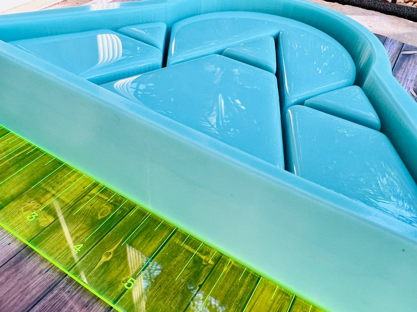 Moon Mountain Shelf silicone mold for epoxy resin- DIY desk accessories, DIY Shelf mold