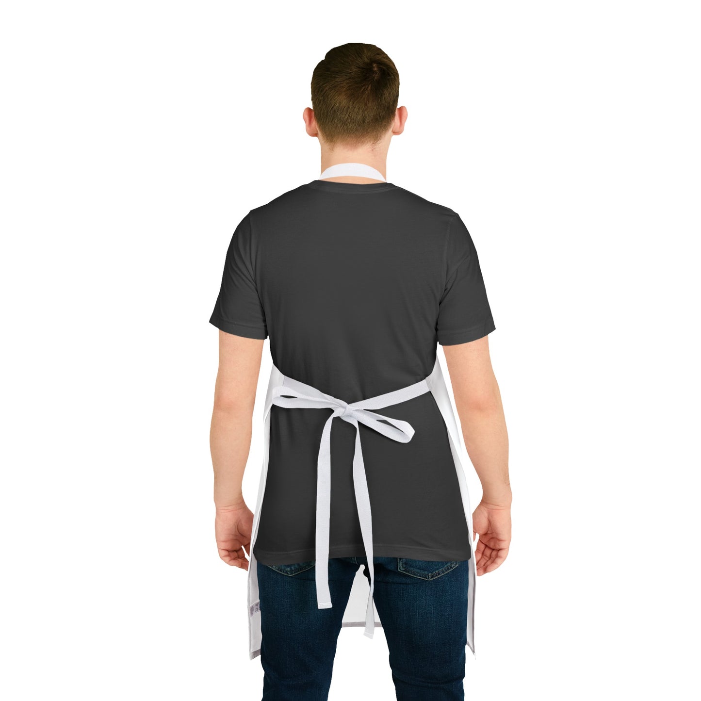 Apron, 5-Color Straps (AOP) - Dad the Legend, Grill Master