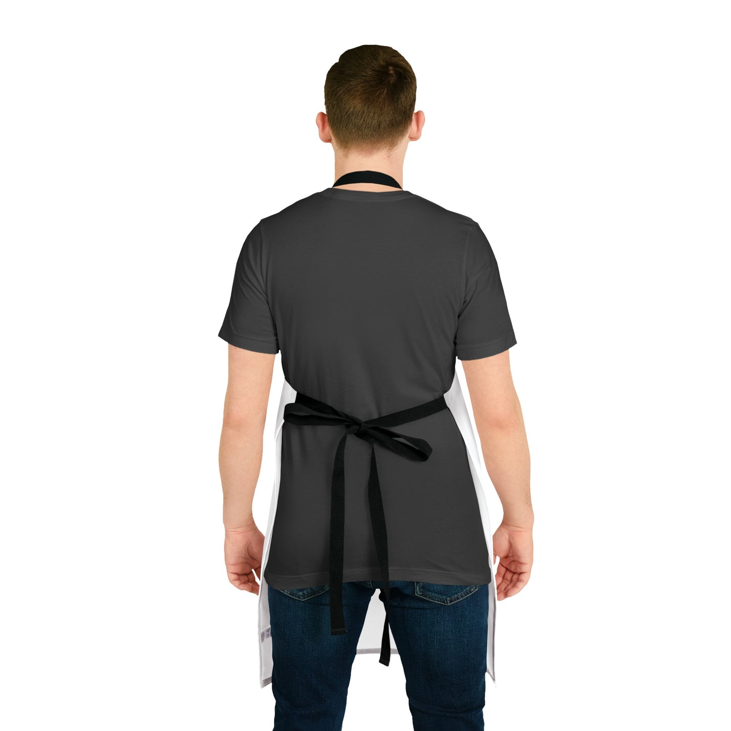 Apron, 5-Color Straps (AOP) - Dad the Legend, Grill Master