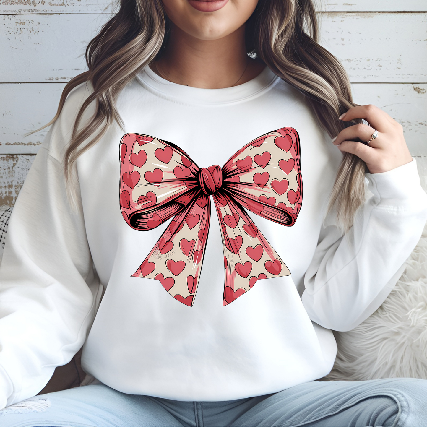 DTF Direct to Film Transfer - Coquette Hearts - Valentines Day Shirts