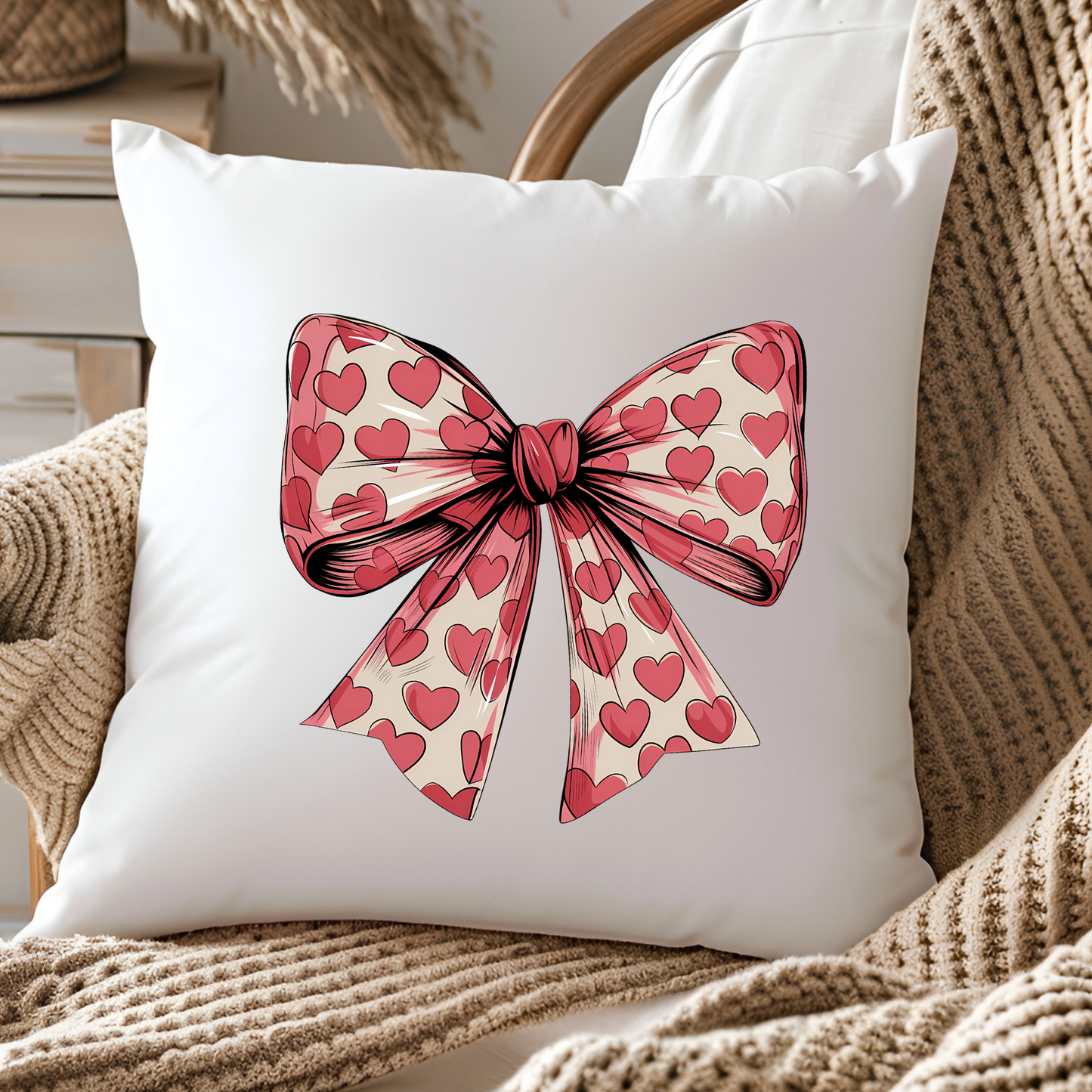 DTF Direct to Film Transfer - Coquette Hearts - Valentines Day Shirts