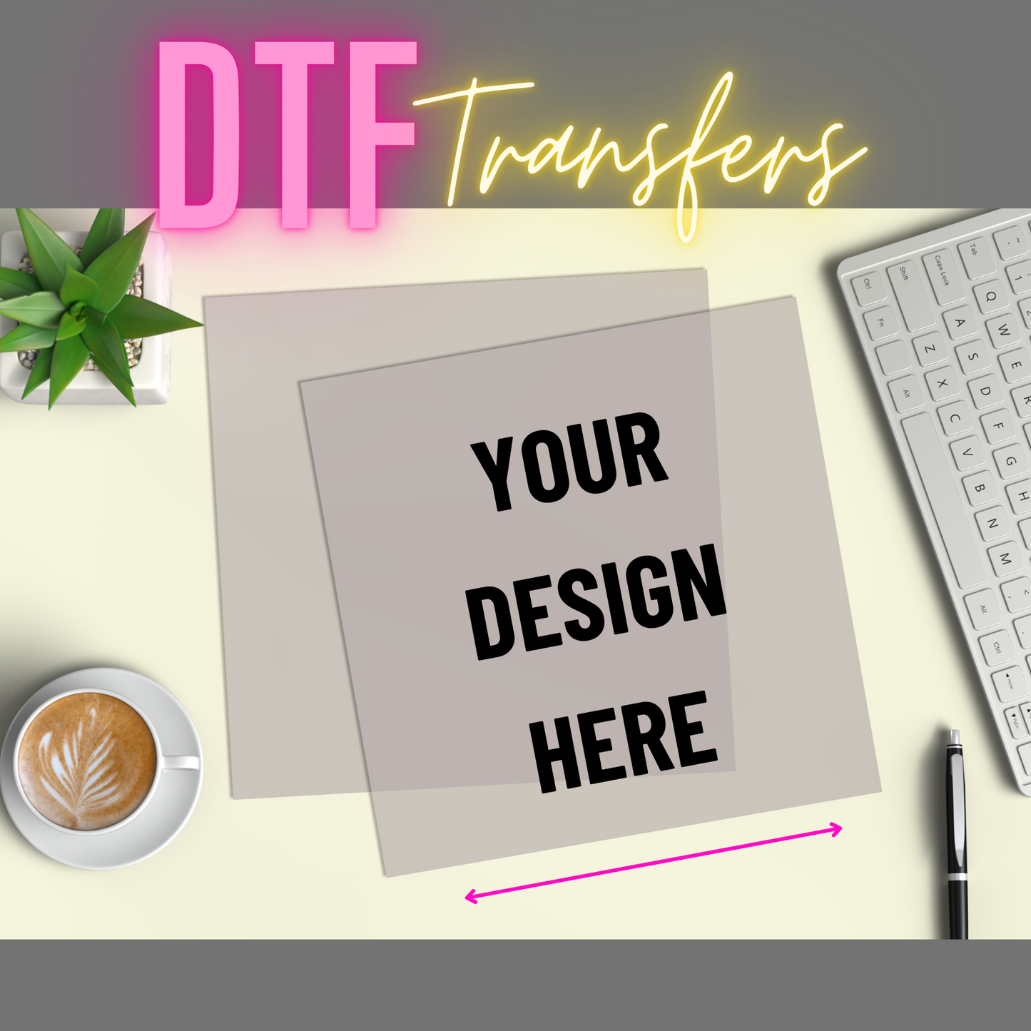 DTF Direct to Film - Your Custom Logo, Personalized Pictures