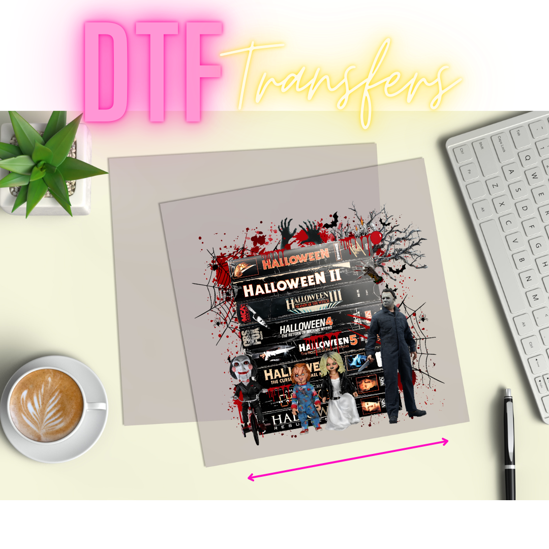 DTF Direct to Film - Halloween Movies #2