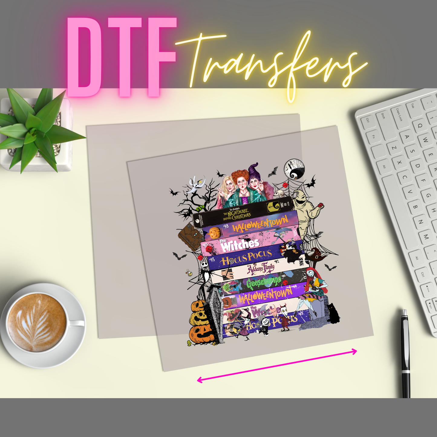 DTF Direct to Film - Halloween Movies