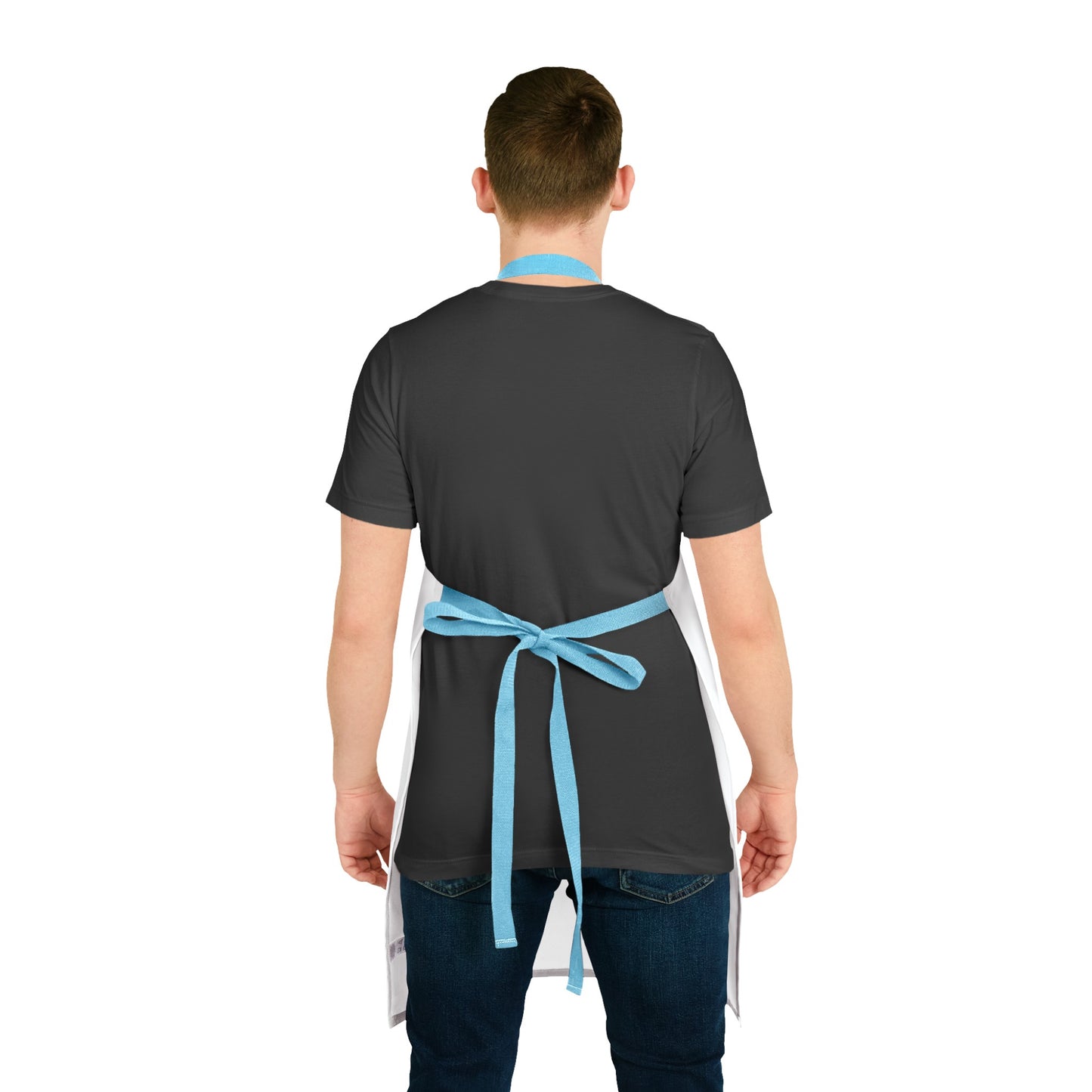 Apron, 5-Color Straps (AOP) - Dad the Legend, Grill Master