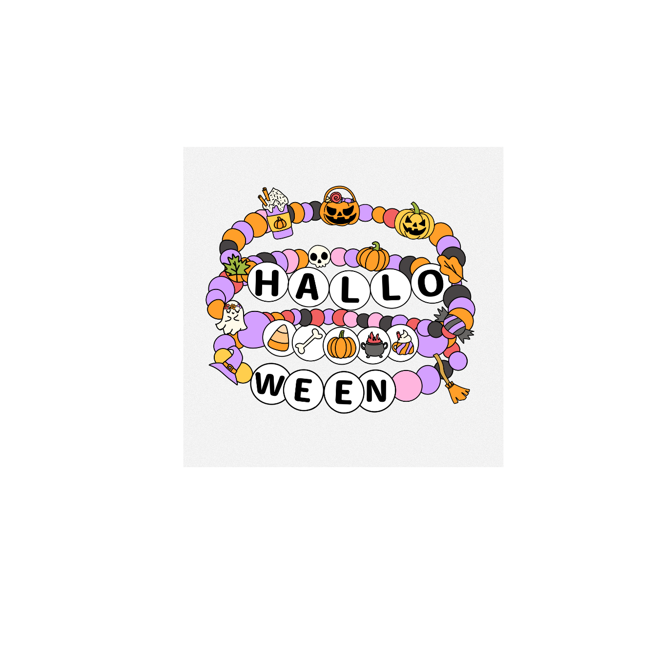 DTF Direct to Film - Halloween Bracelet