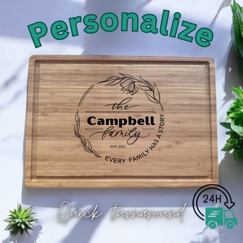 Personalized Engraved Cutting Board