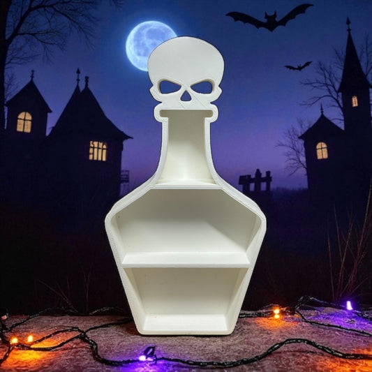 Skull Potion Bottle (Small) Shelf Mold