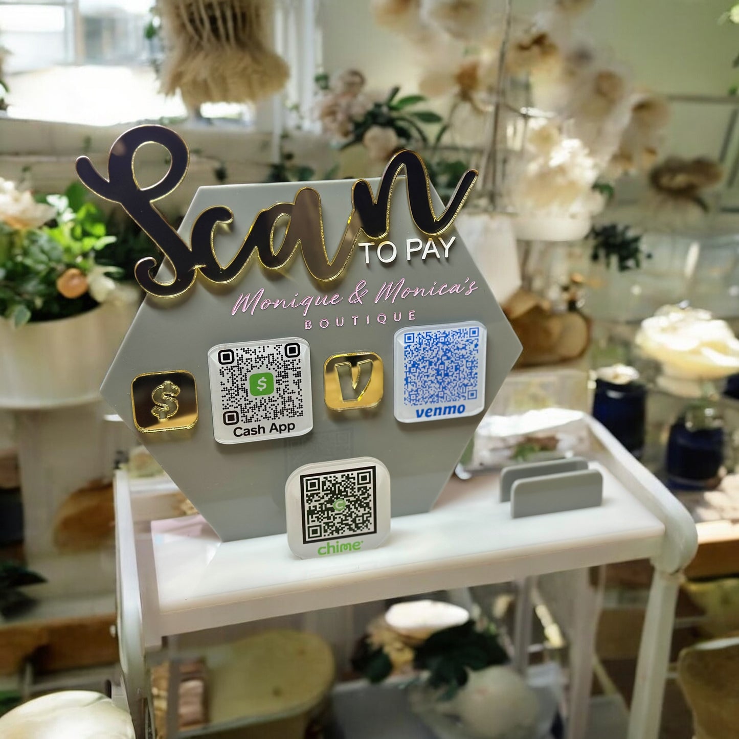Scan & Pay QR Checkout Sign - Mini Inspired SmartSign™
