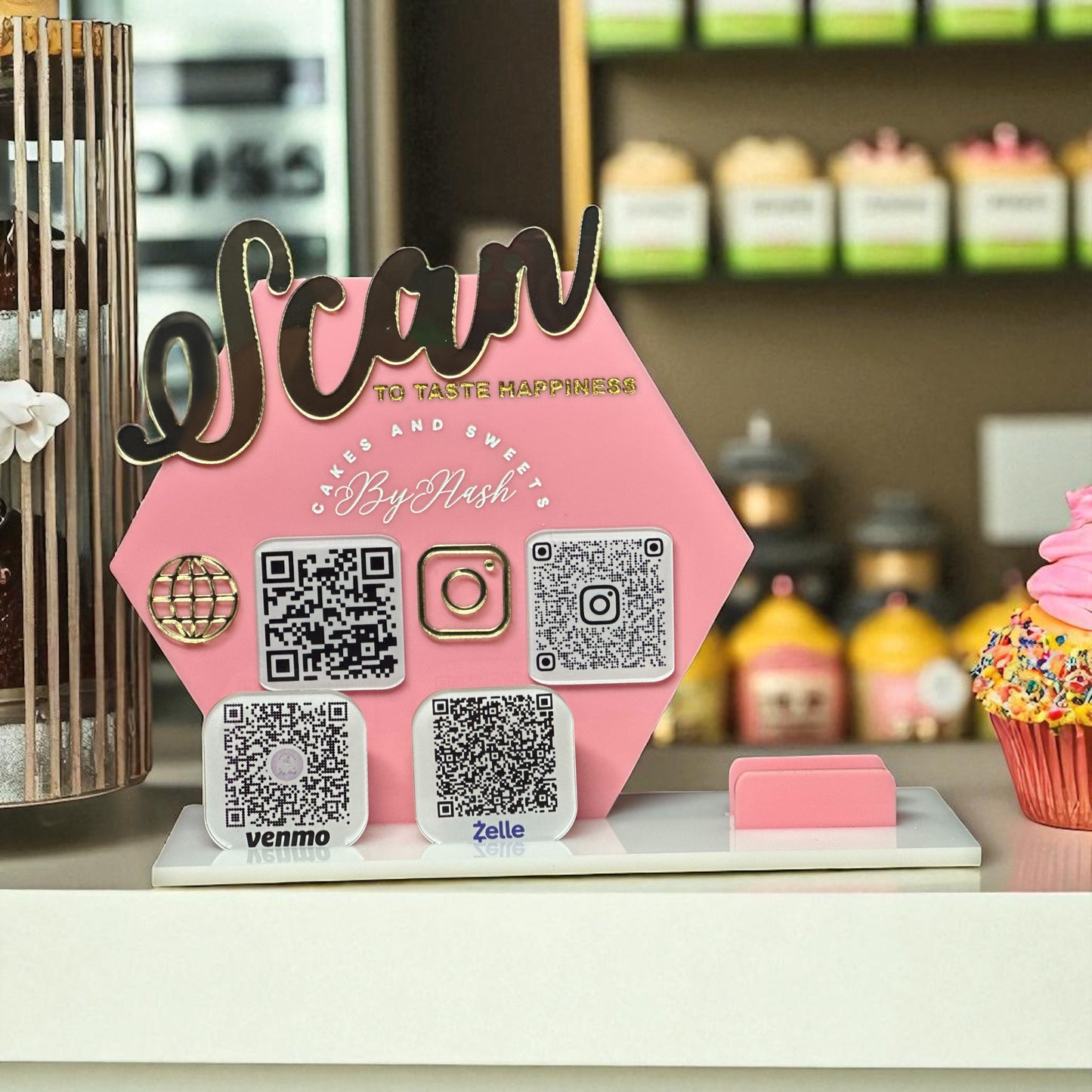 Scan & Pay QR Checkout Sign - Mini Inspired SmartSign™