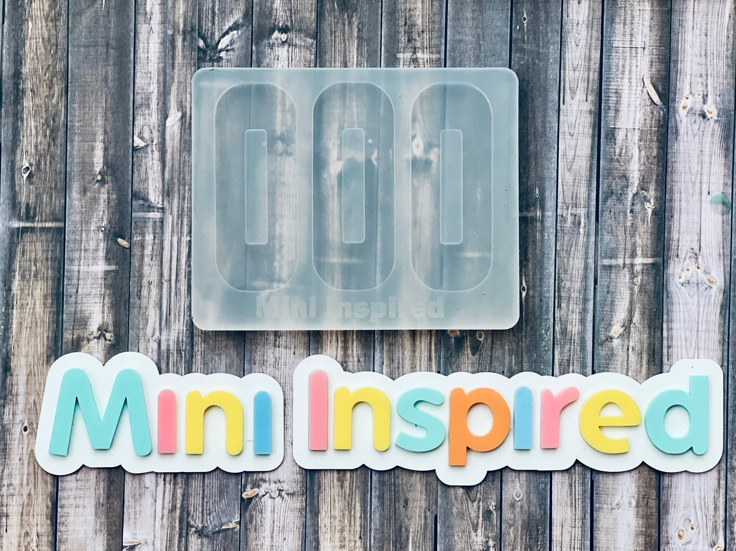 Hair barrette silicone mold for UV resin