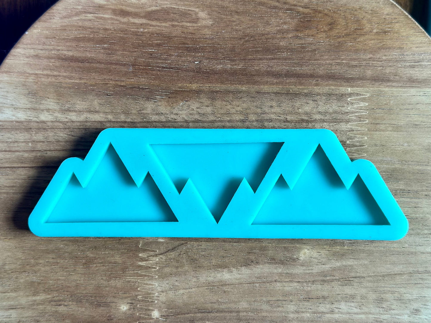 Mountain palette silicone mold for epoxy resin