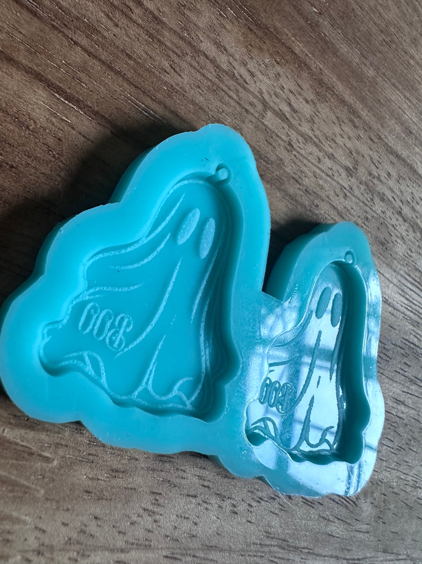 Ghost earring silicone mold for epoxy resin