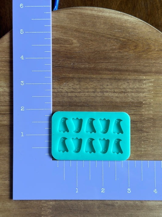 Tiny ghost bits silicone mold for epoxy resin