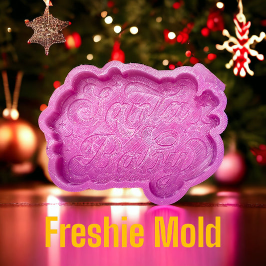 Car Freshie Santa Baby silicone mold