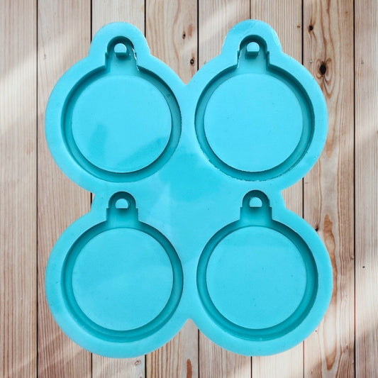 Ornament shaker silicone mold for epoxy resin