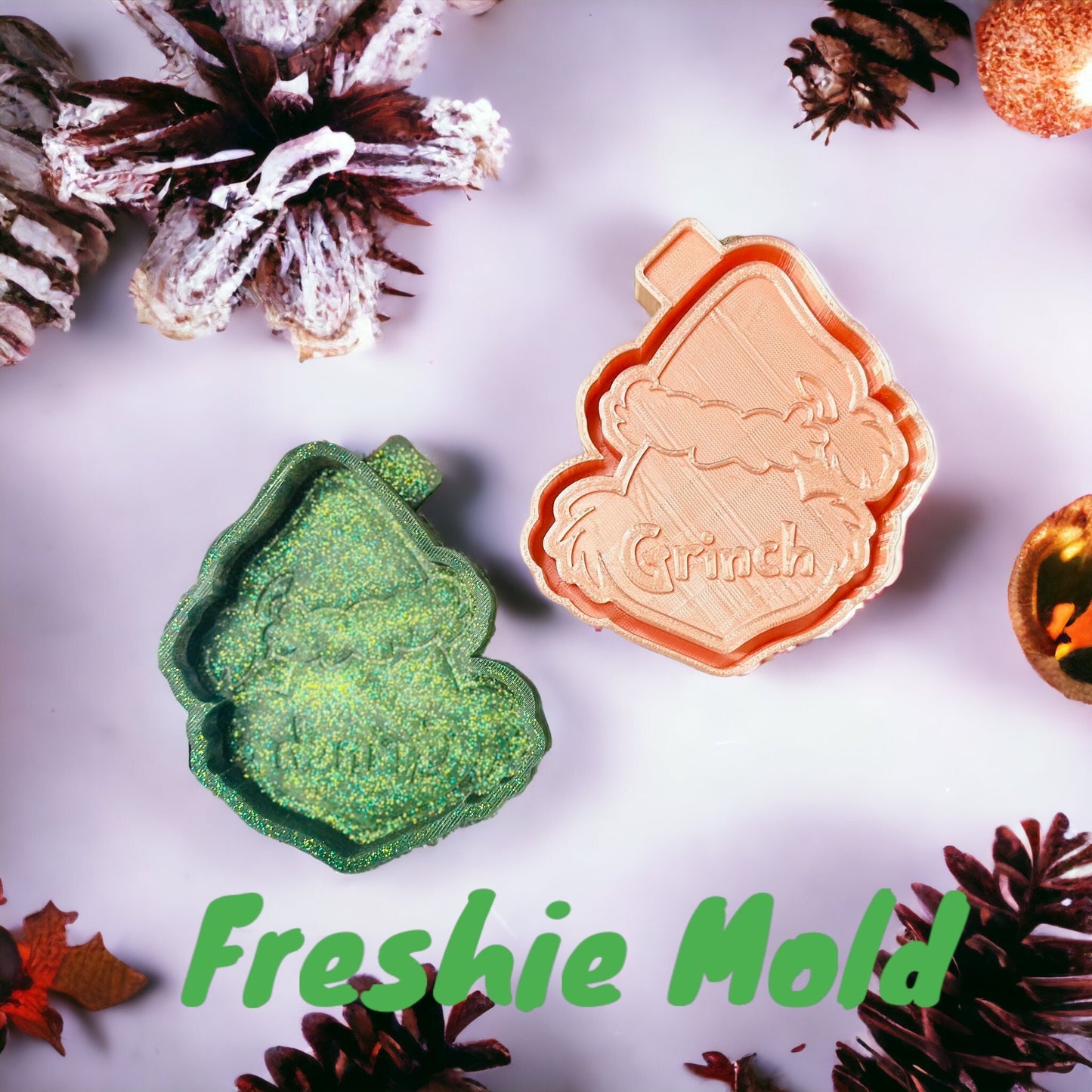 Grumpy Face Freshie mold car freshener