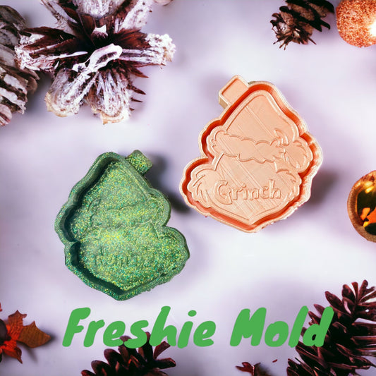 Grumpy Face Freshie mold car freshener