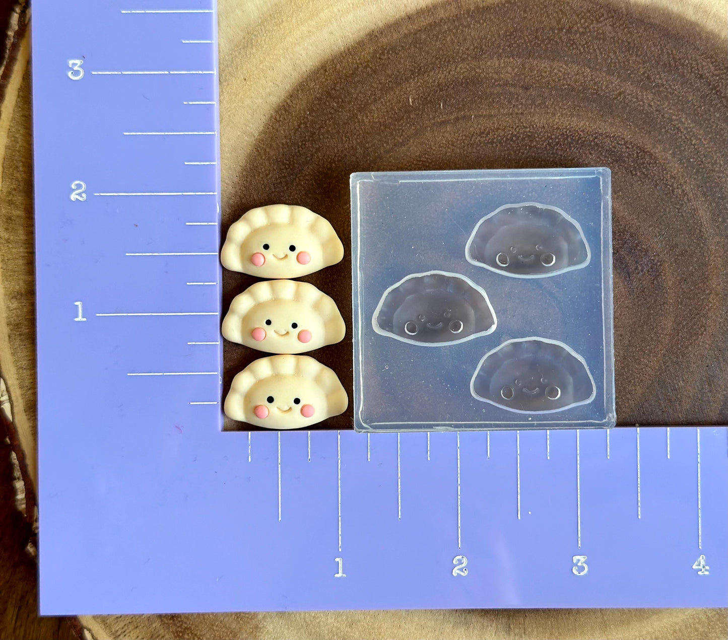 Dumplings/Pierogi, cabochon, DIY charms, diy charms, silicone mold for epoxy resin UV resin