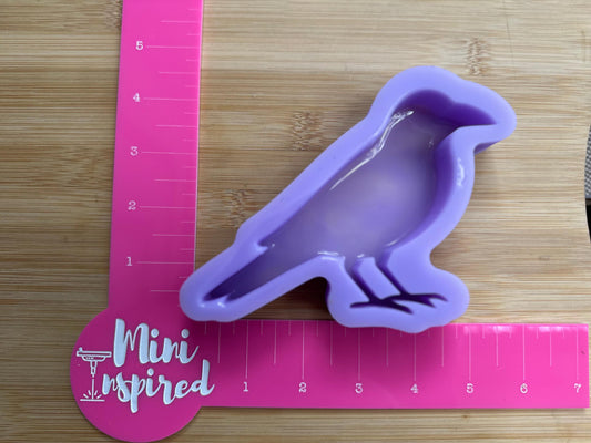 Halloween crow mold silicone mold for epoxy resin, DIY Halloween Decor, resin molds, deep silicone molds, bird molds
