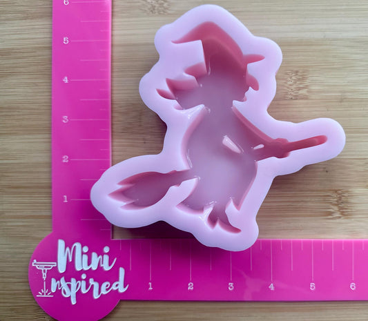 Halloween witch silicone mold for epoxy resin, DIY Halloween Decor, resin molds, deep silicone molds