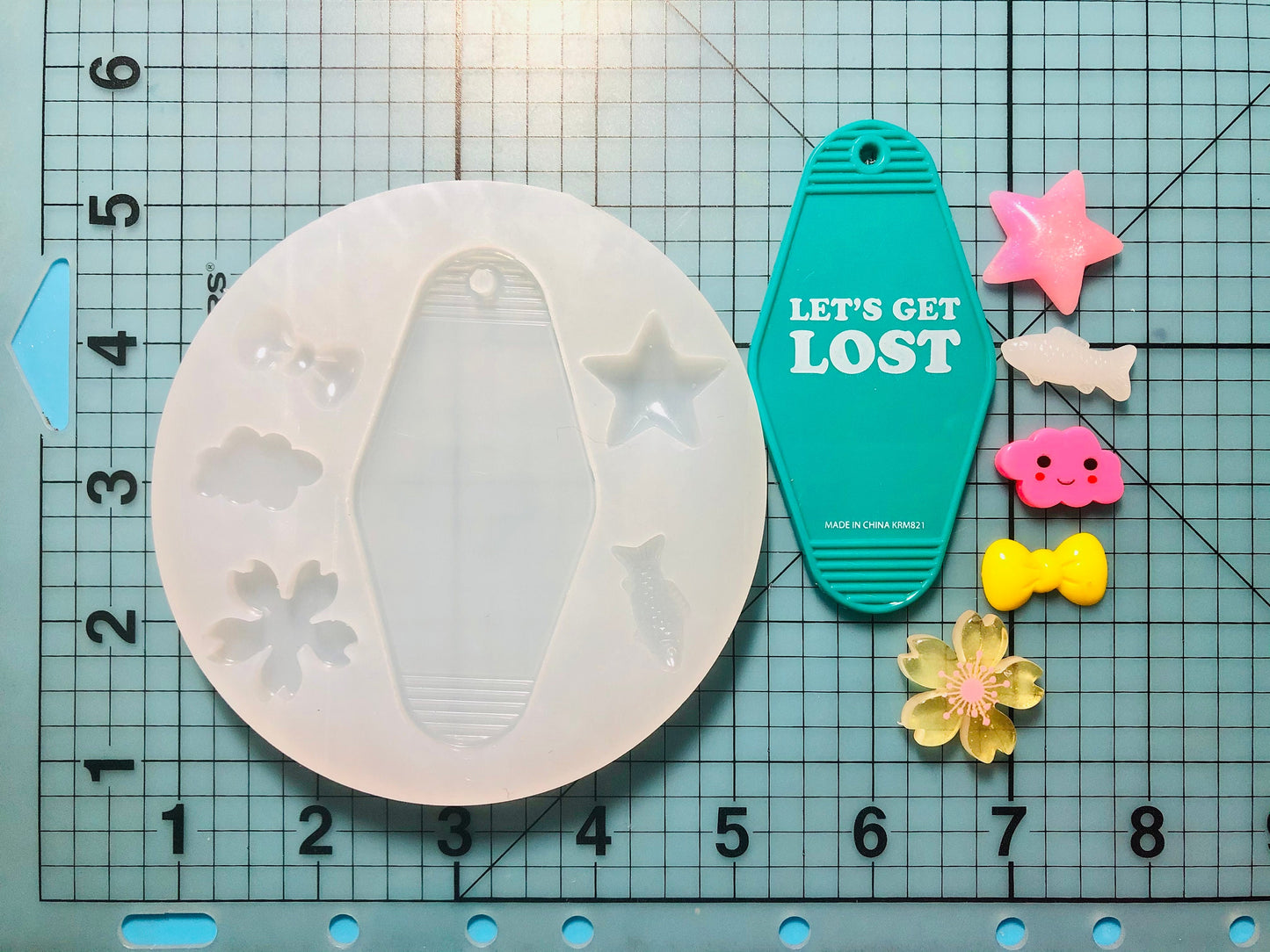 Hotel Keychain Mold Cabochon Molds