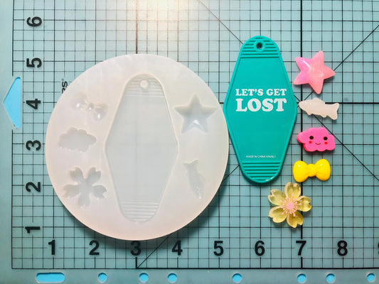Hotel Keychain Mold Cabochon Molds
