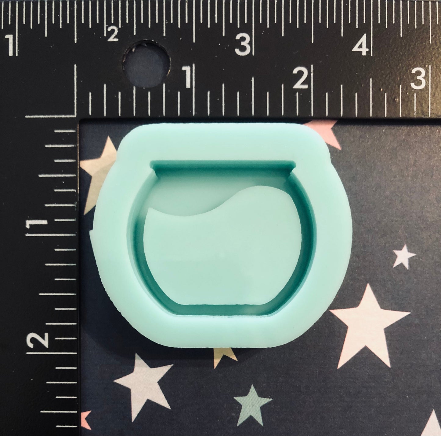 Fish Bowl Shaker silicone mold for resin- DIY a keychain, shaker mold