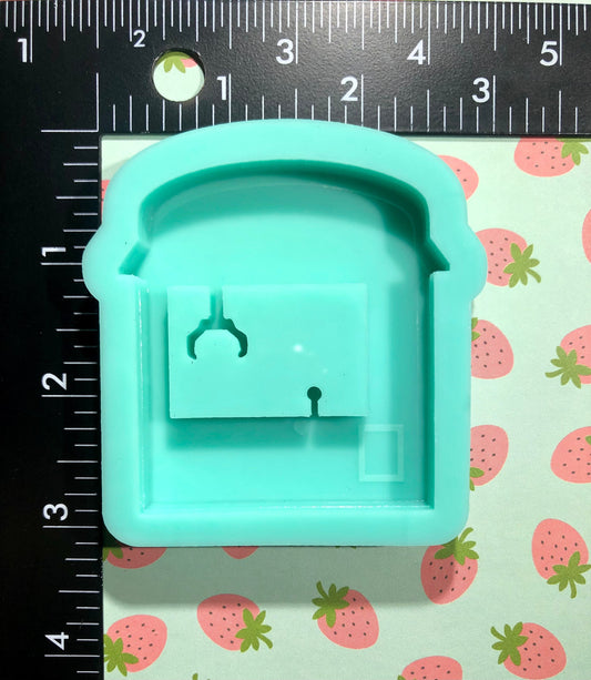 Kawaii Claw machine backed shaker mold for resin- DIY keychain