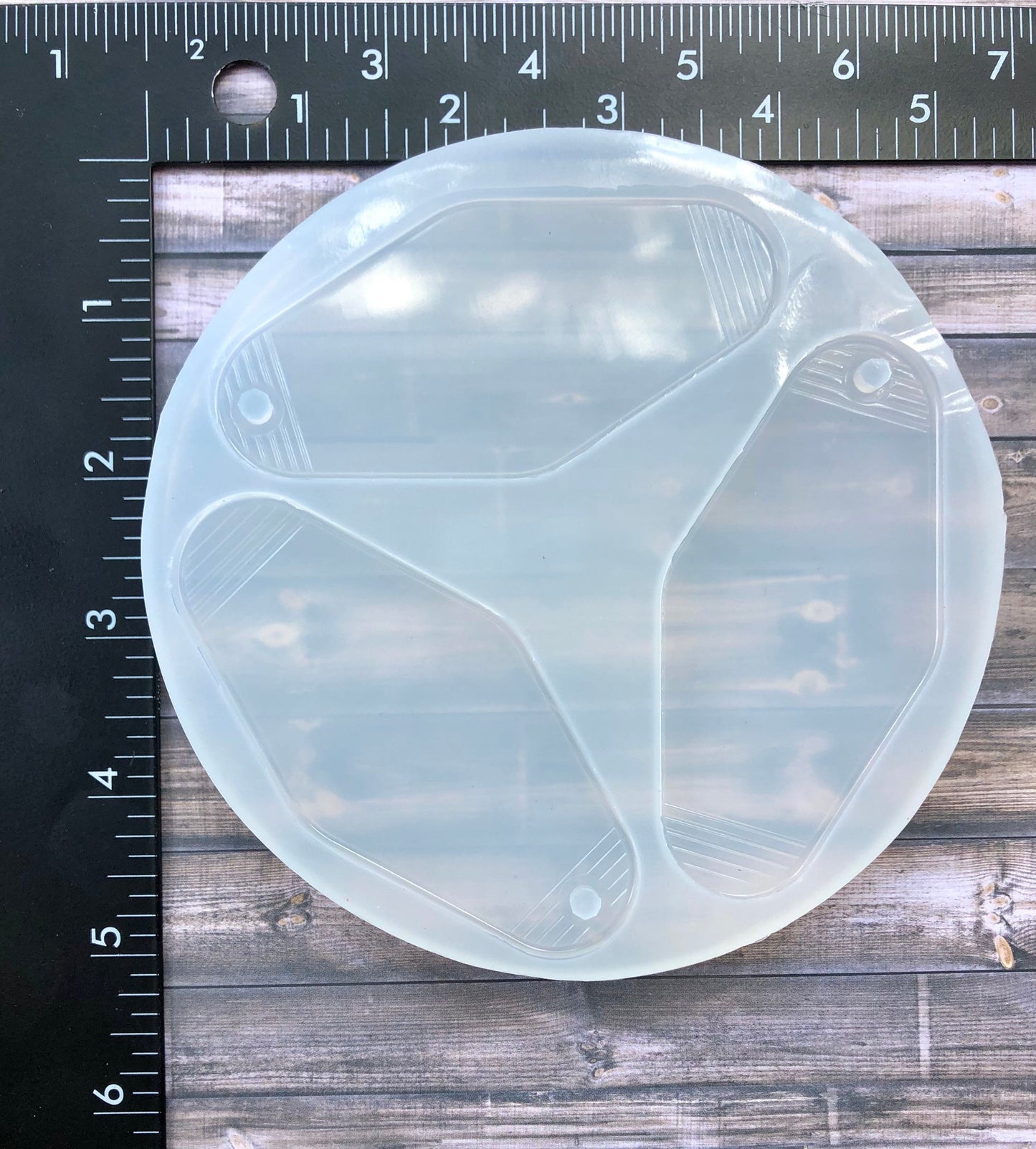 Retro hotel keychain translucent silicone