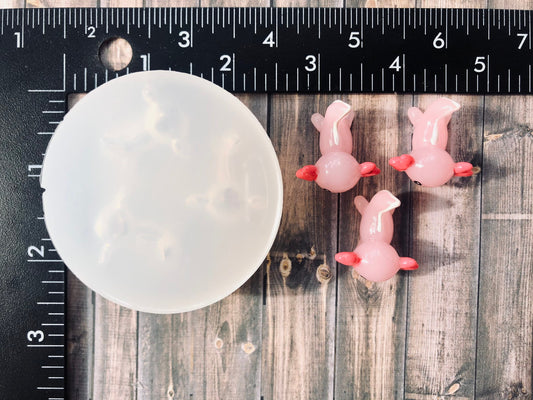 Axolotl cabochon translucent silicone mold - DIY key caps, cabochons - NOT for beginners