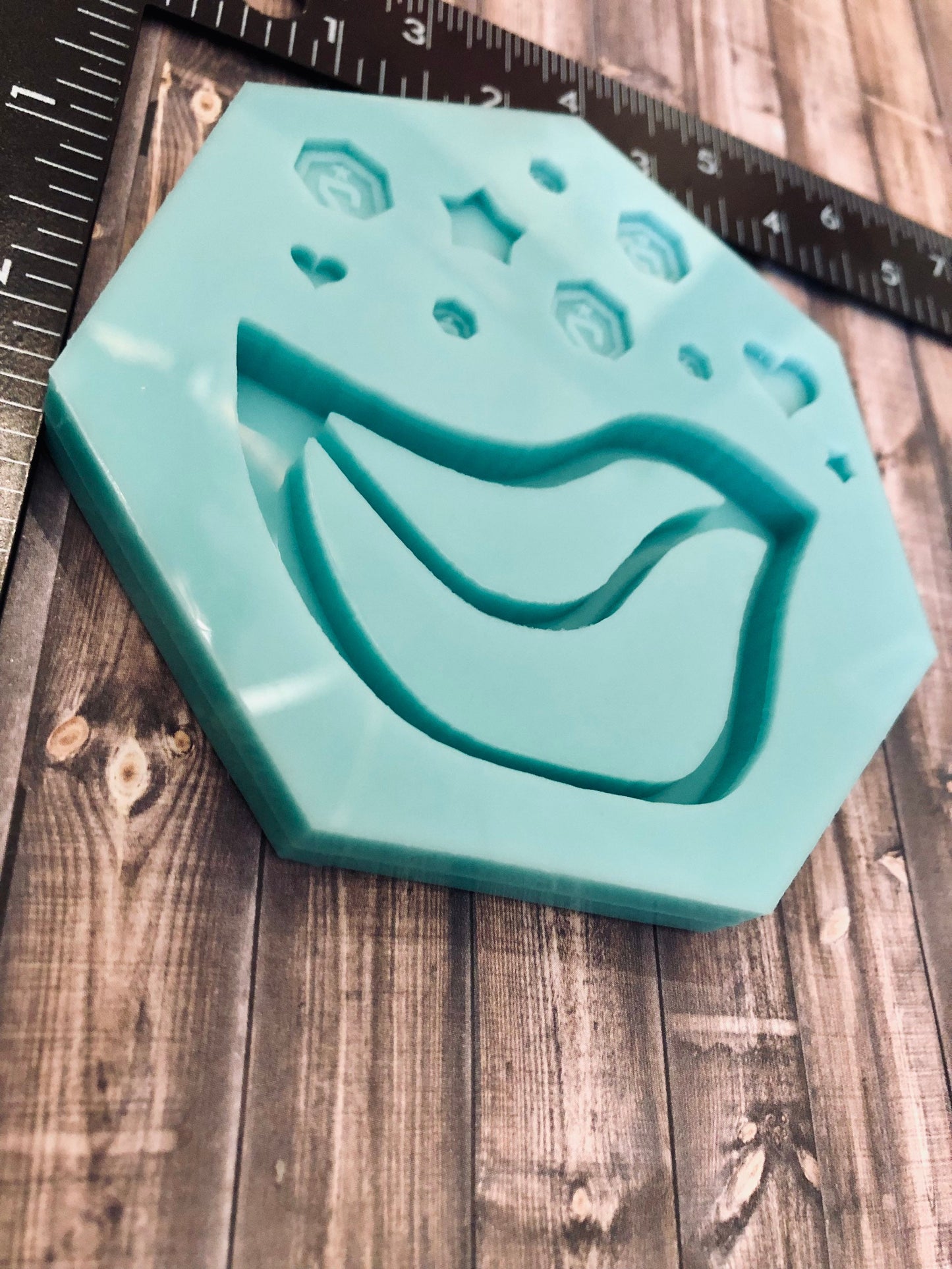 K-Pop Got7 silicone shaker and bits mold for resin - DIY keychain- backed Bird shaker mold