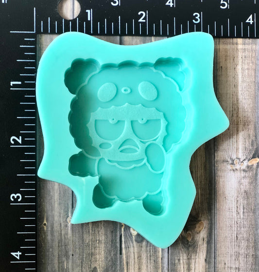 Penguin panda silicone mold for resin- DIY keychain
