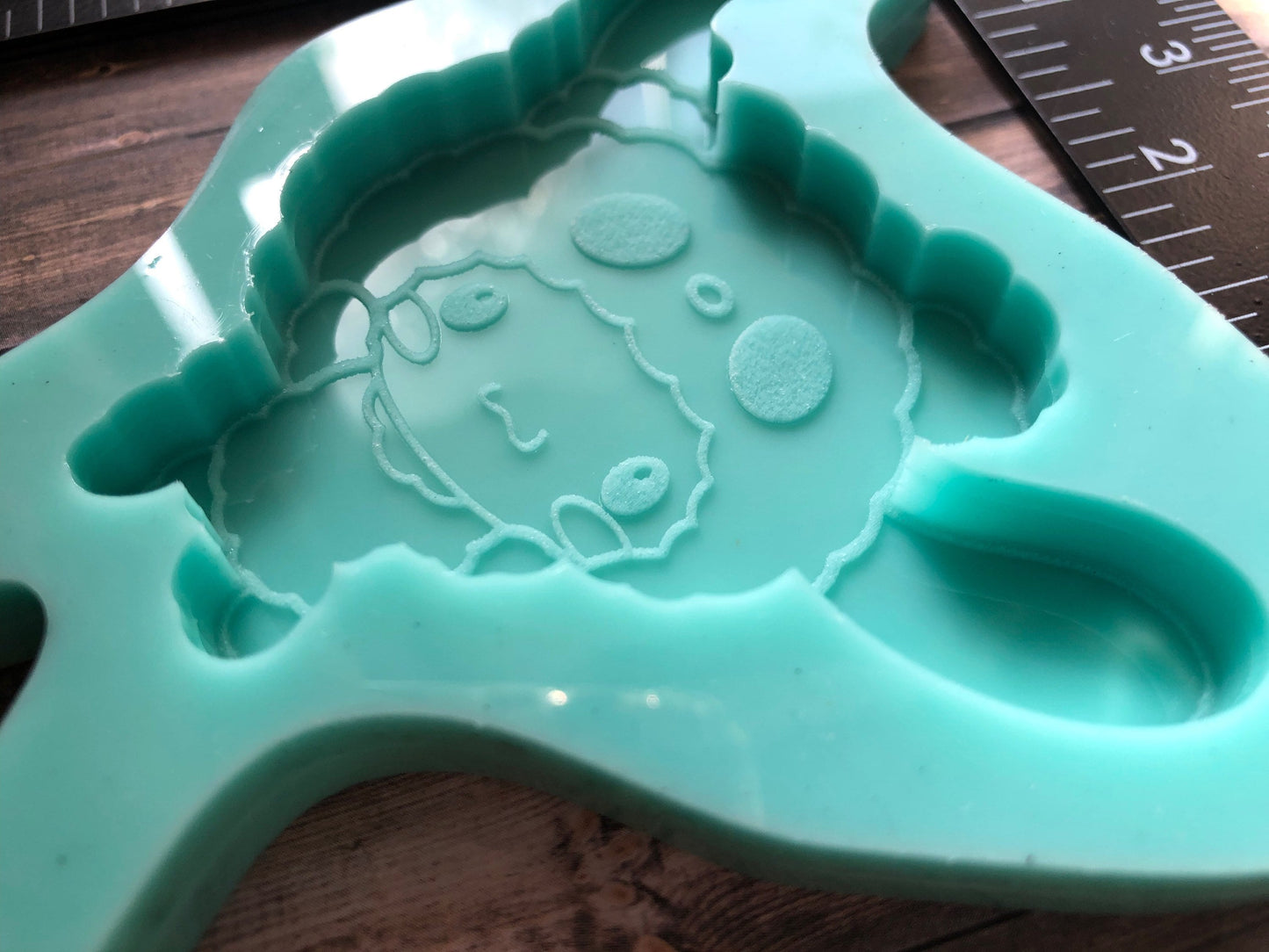 Dog Panda silicone mold for resin - DIY keychain