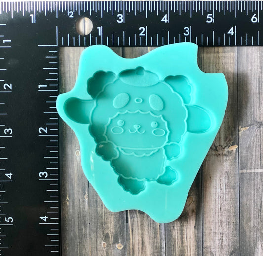 Golden retriever panda silicone mold- DIY keychains