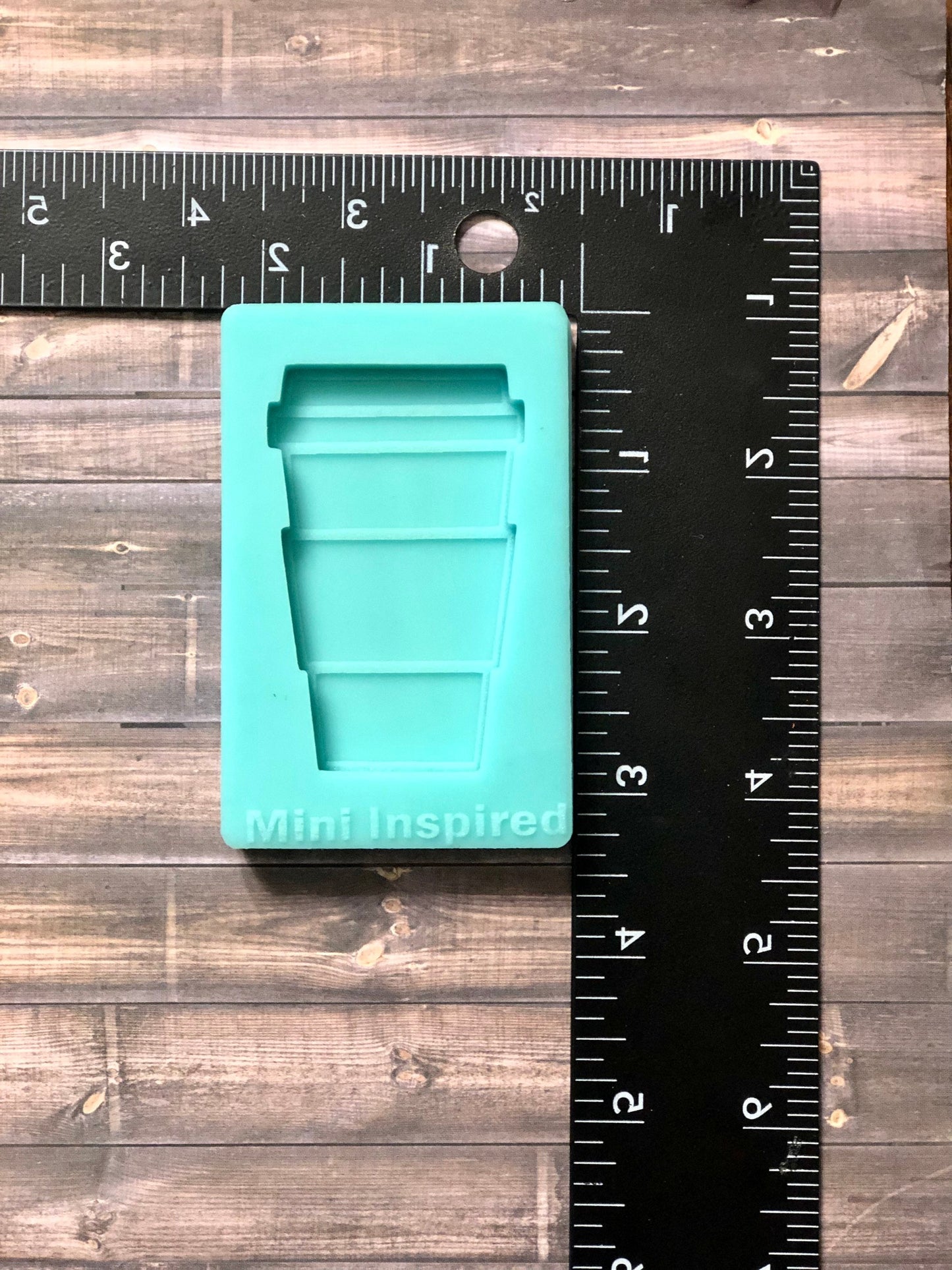 2.5” Coffee Cup non shaker mold - DIY keychain