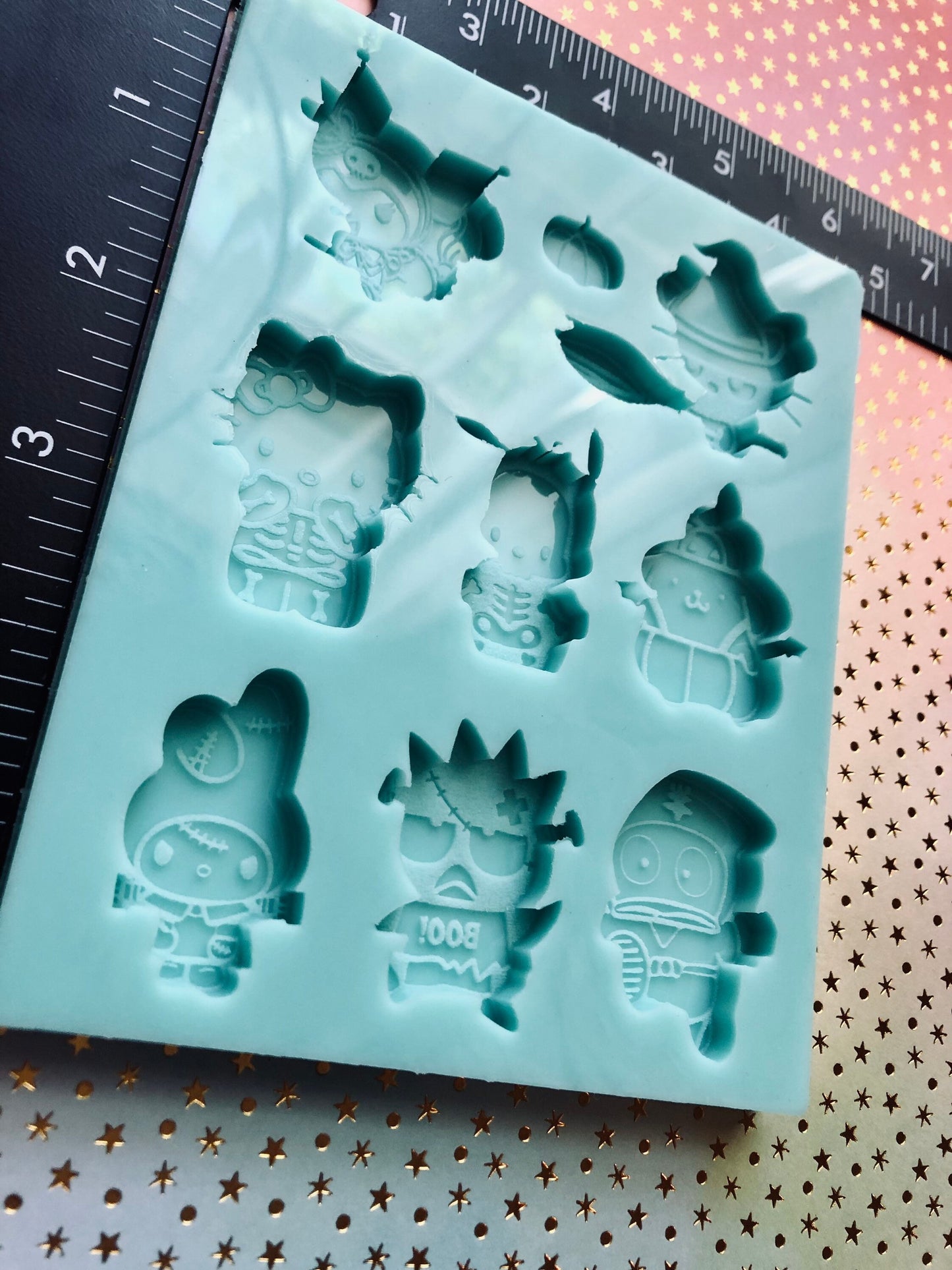 Halloween costume characters Silicone mold for epoxy resin